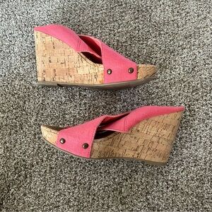 Nine West Coral Wedges